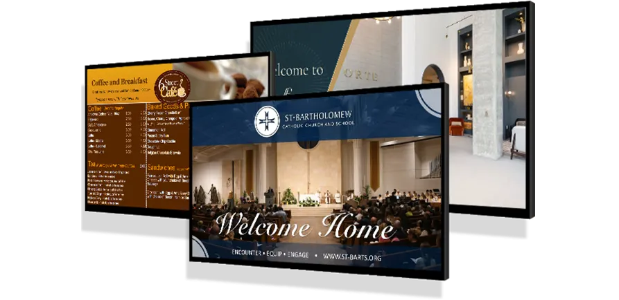 Passive digital signage examples