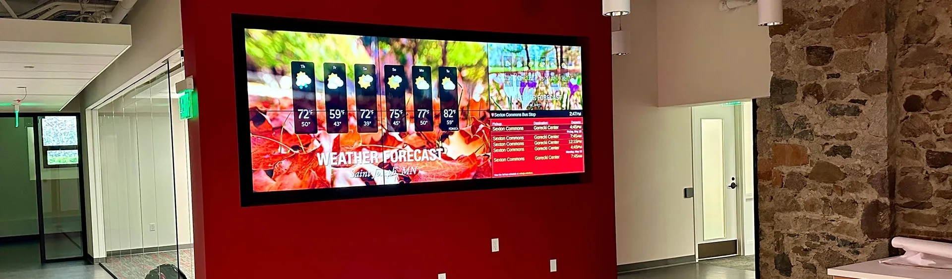 RealEyes digital display video wall