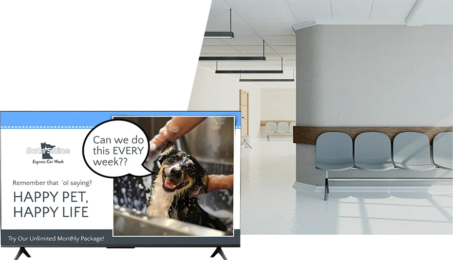 Clinic digital signage