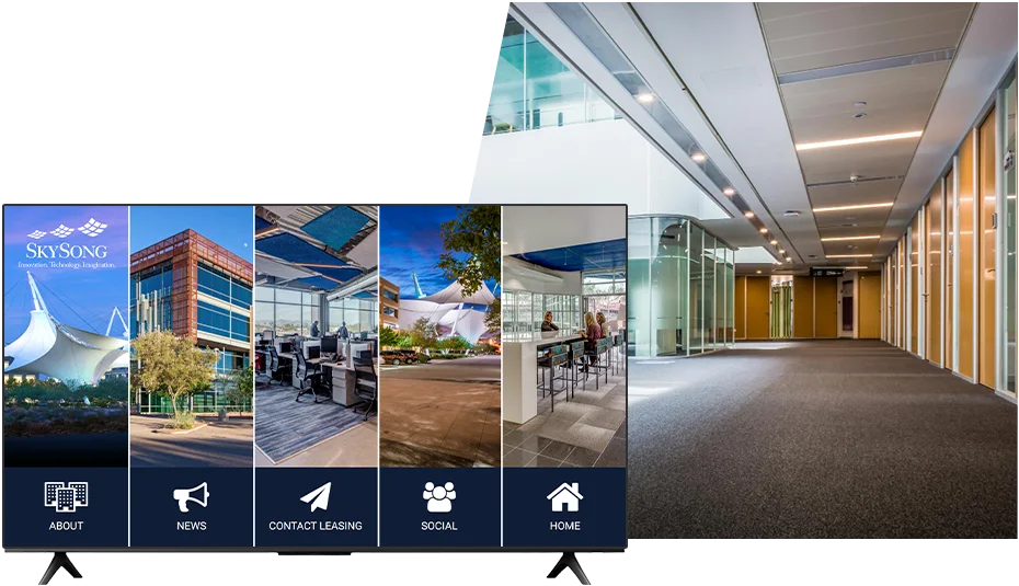 Corporate headquarters interactive display